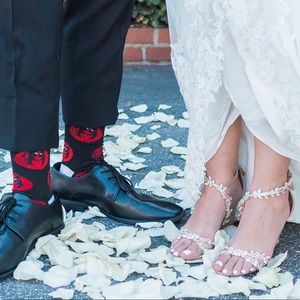 Wedding wedge heels 👰🏻